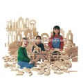 508pcs Big Size Nature Color Wooden Kindergarten Block